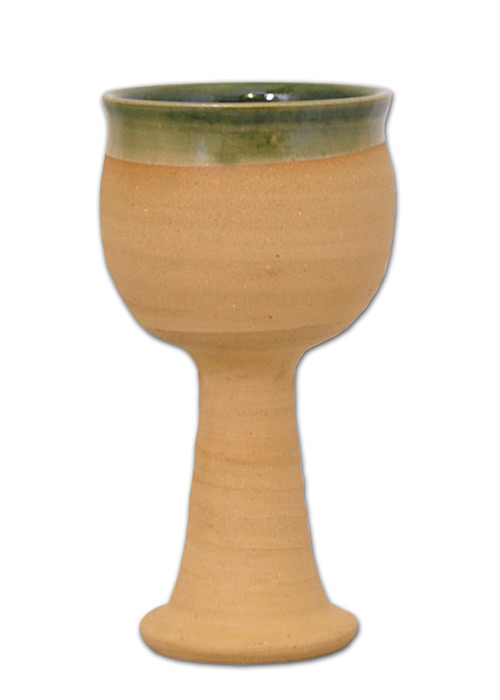 Historischer Weinkelch aus Ton, 0,2 Liter