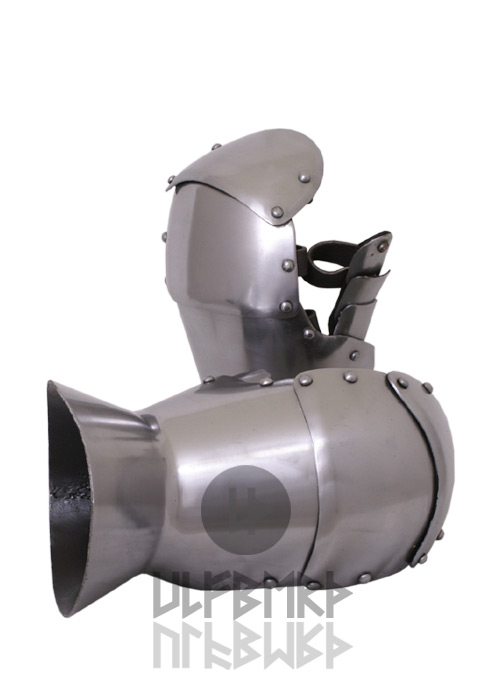 Mailänder Plattenhandschuhe, 2mm Stahl, Paar