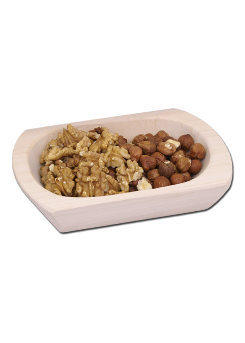 Holzmolle, rund 18 x 13 x 5 cm