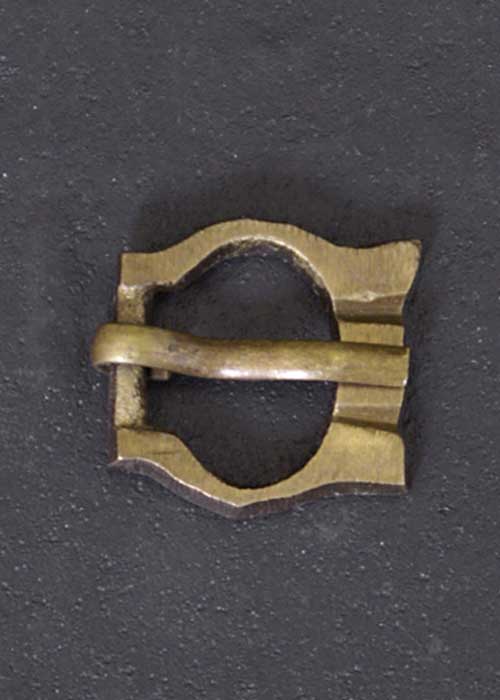 Hochmittelalter Schnalle aus Messing, Nr. 13