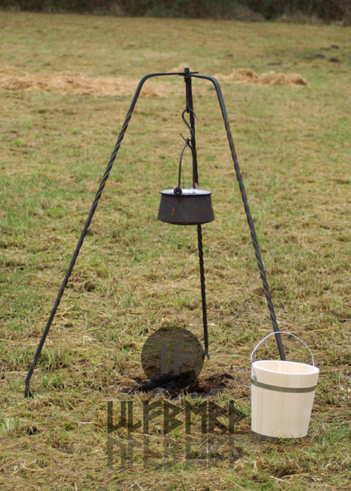 Großes Dreibein, handgeschmiedet, ca. 155cm