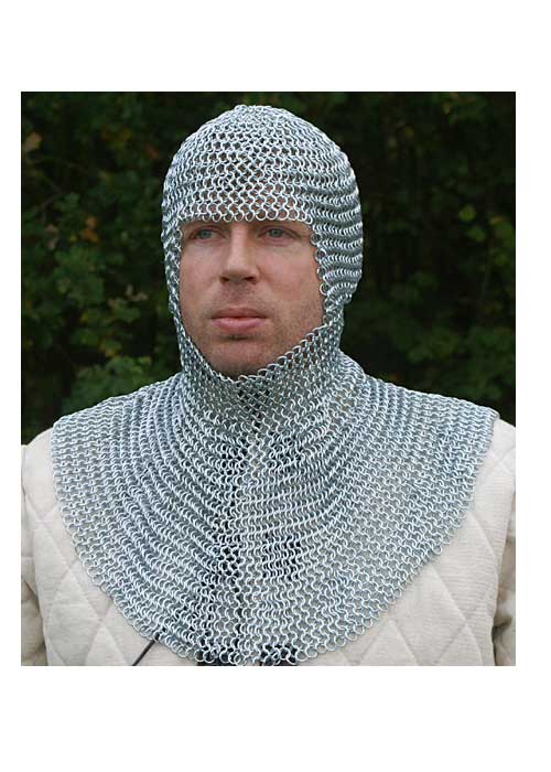 Kettenhaube, quadratischer Ausschnitt, ID 8mm, verzinkt