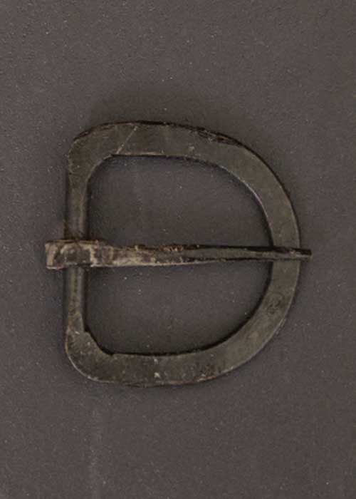 Handgeschmiedete Schnalle aus Stahl, für ca. 29 mm breite Gürtel