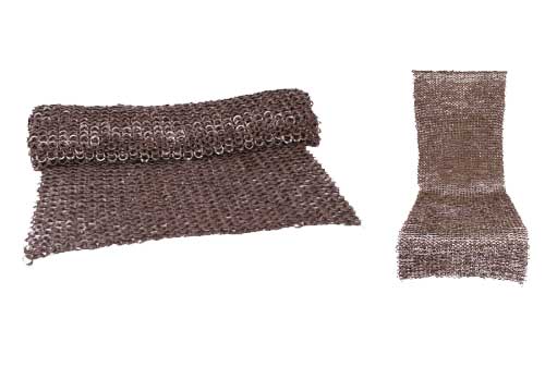 FWM Kettenrock, Flachring mit Keilnieten, ID 8mm, unbehandelt