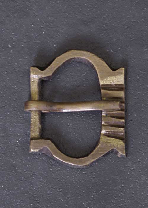 Hochmittelalter Schnalle aus Messing, Nr. 7