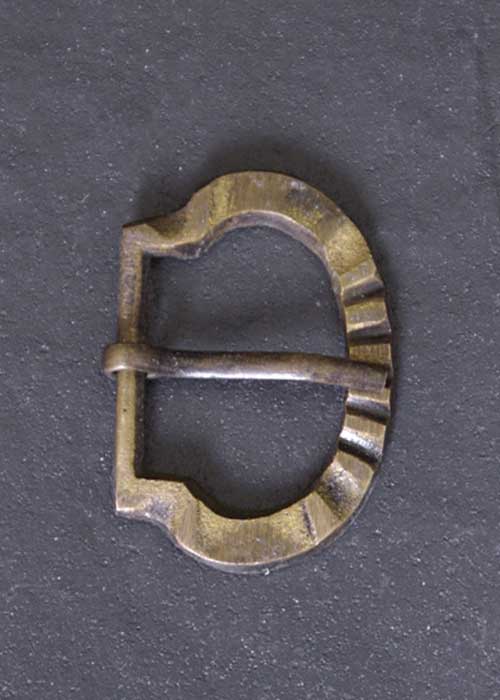 Hochmittelalter Schnalle aus Messing, Nr. 1