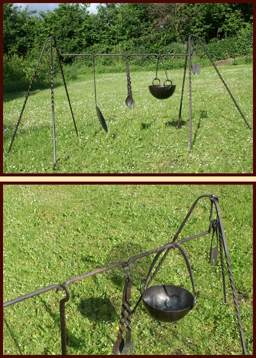 Stahlstange für Dreibeine, ca. 120 cm