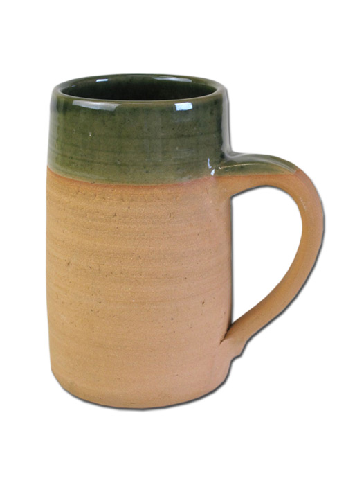 Historischer Bierkrug aus Ton 0,5 Liter