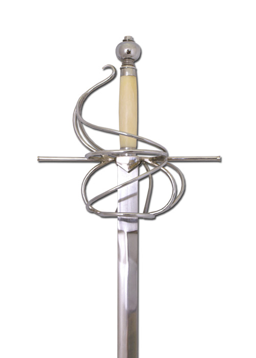 Italienischer Rapier mit geschwungenem Parier, 16. Jh.