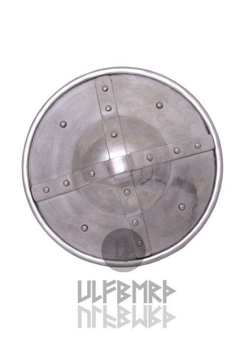 Buckler mit 4 Beschlägen, ca. 23cm, 2mm Stahl
