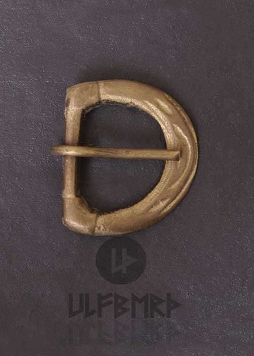 Normannische Gürtelschnalle, Messing