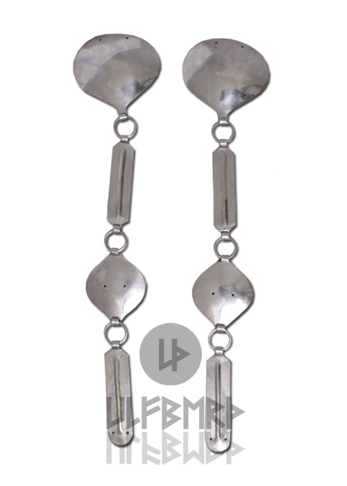 Armplatte, Jackenkette, Paar, 2mm Stahl