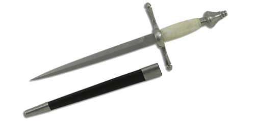 Main Gauche, Linkshanddolch mit Knochengriff