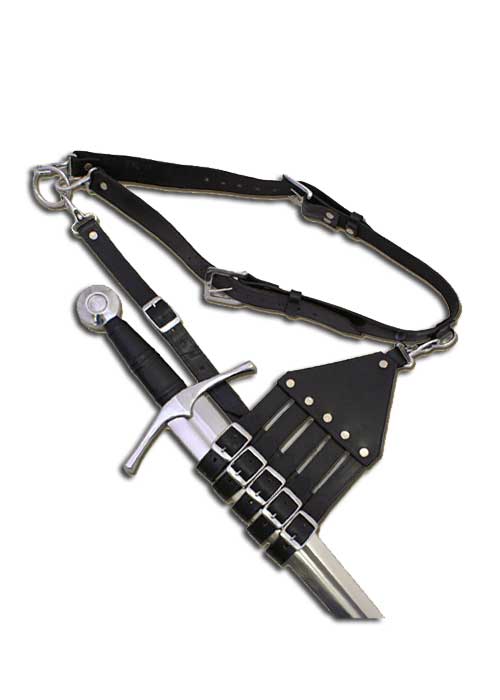 Gürtel mit Halterung für Rapiere, Säbel und Schwerter