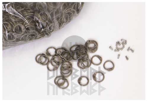 RRR 1 kg lose runde Ringe zum Vernieten, ID 8mm, unbehandelt