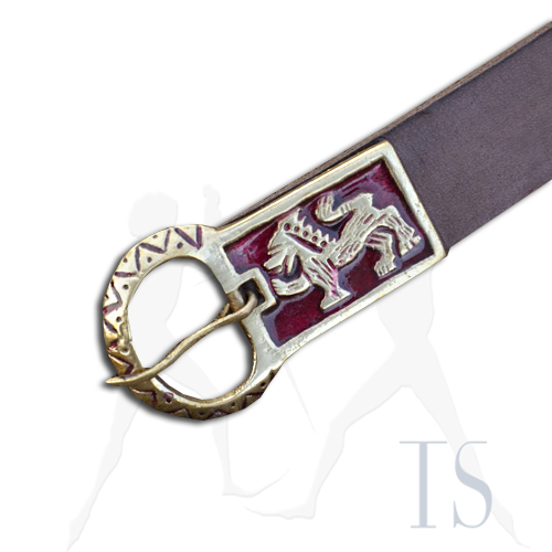 Mittelalter Langgürtel mit Greif und Löwenmotiv