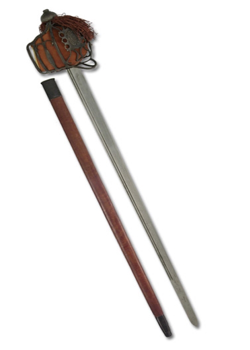 Basket Hilt Backsword, Antiqued Version