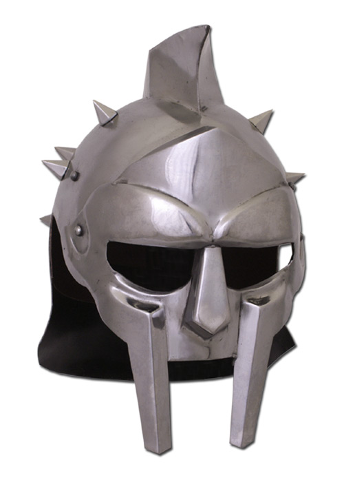 Gladiatorenhelm Maximus mit Lederinlay