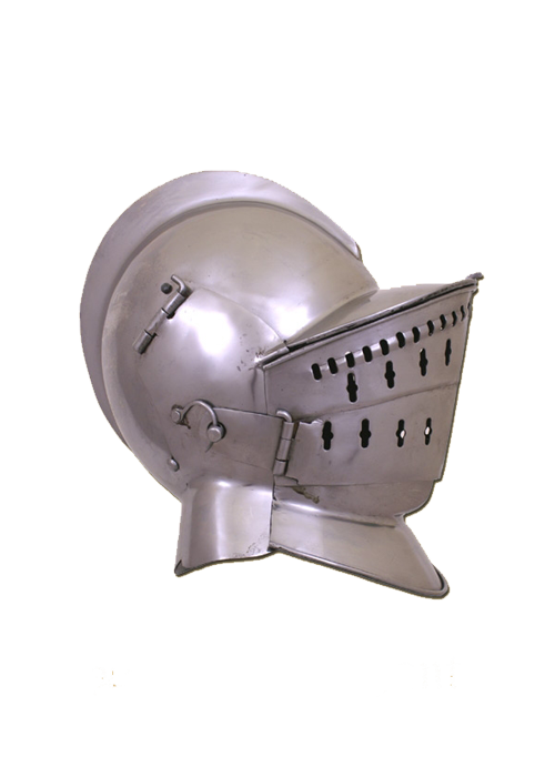 Sturmhaube, Burgonet, 3-teilig, 2mm Stahl