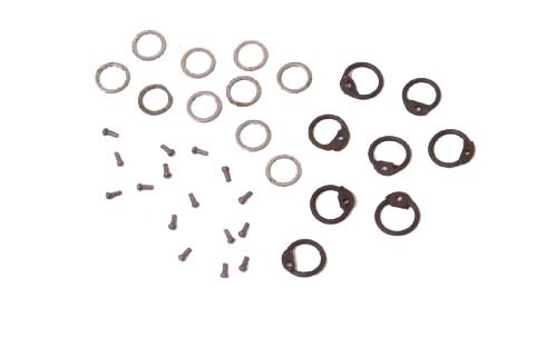 RM 1kg Paket lose Kettenringe und Nieten, ID6mm, unbehandelt