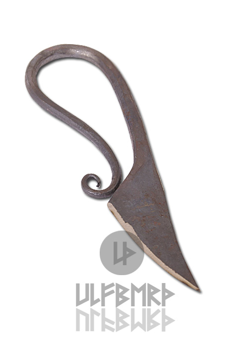 Gebrauchsmesser, handgeschmiedet, ca. 15cm lang