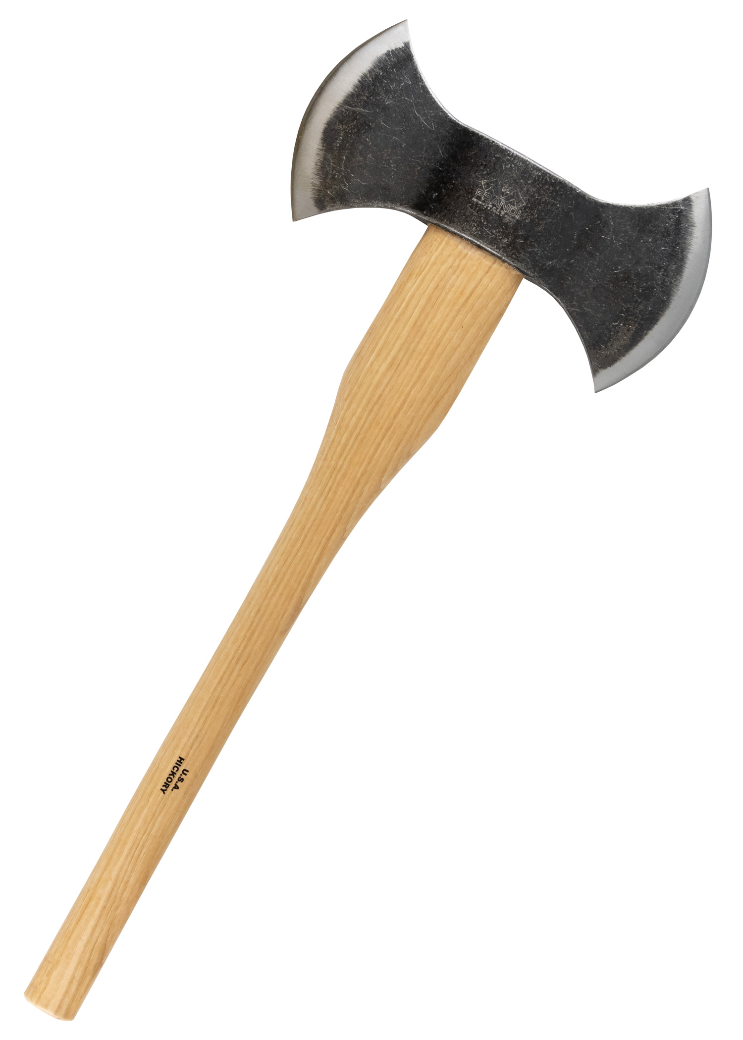 Doppel-Wurfaxt mit Hickorystiel, Prandi