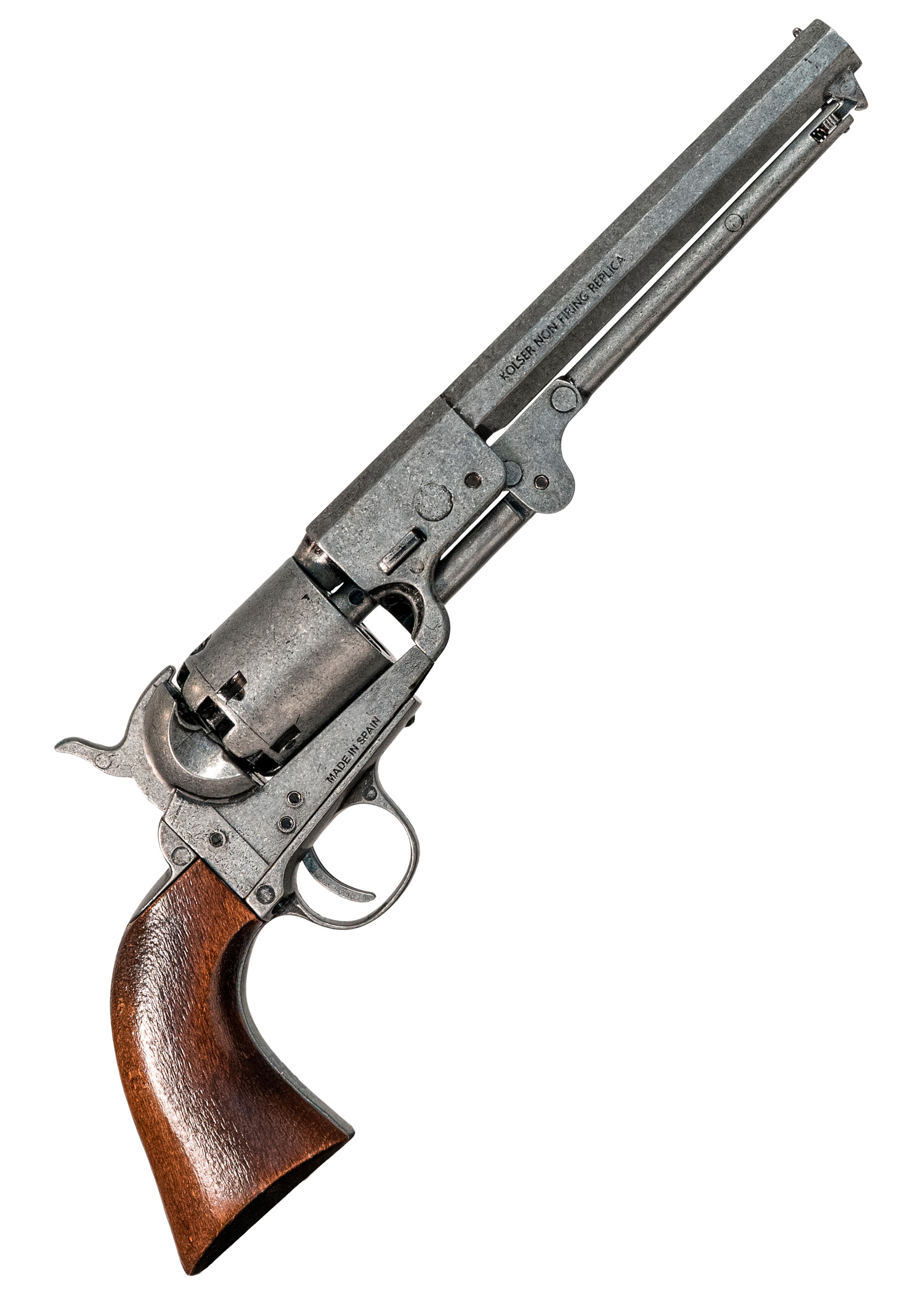 Colt Navy 1851, Perkussionsrevolver, Altgrau, Replik, Deko Pistole, Western-Waffe