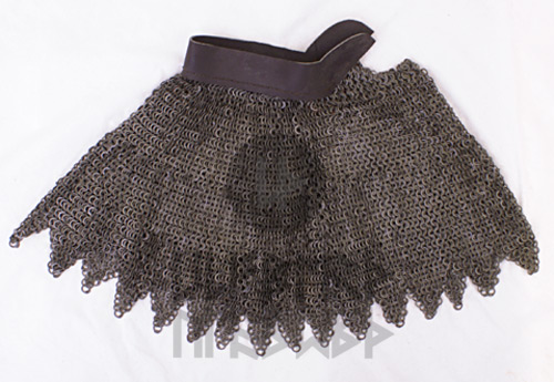 FRR Kettenbrünne, Flachring vernietet, ID 8mm, runde Nietköpfe,