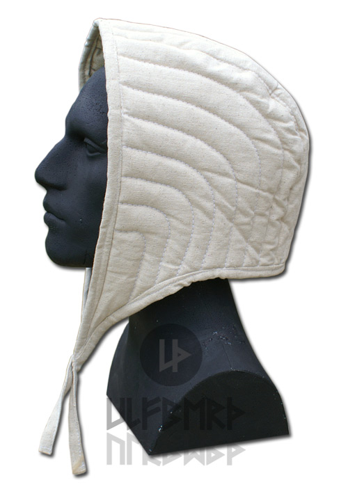 Gepolsterte Bundhaube, natur